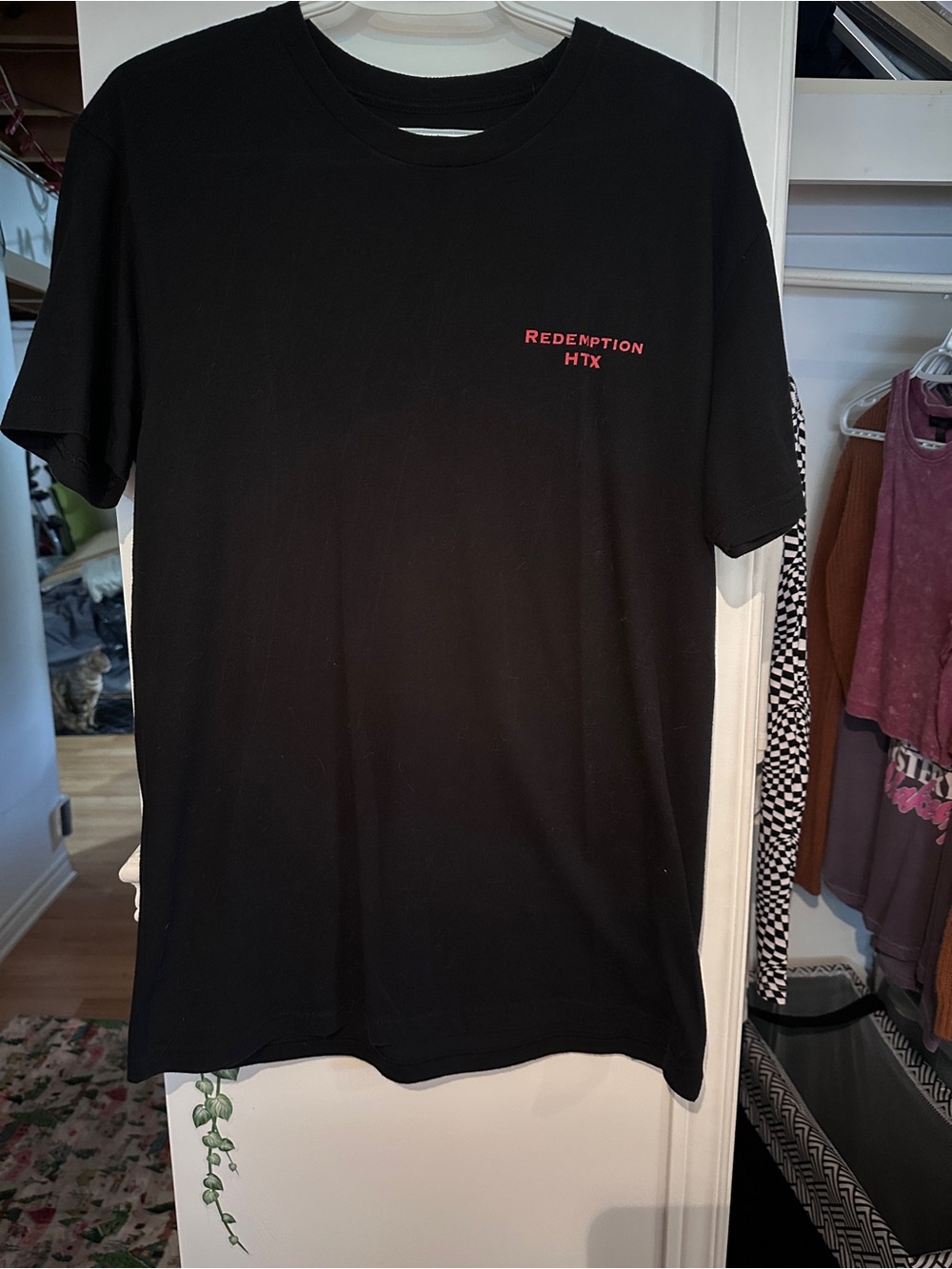Men's Black Graphic T‑Shirt